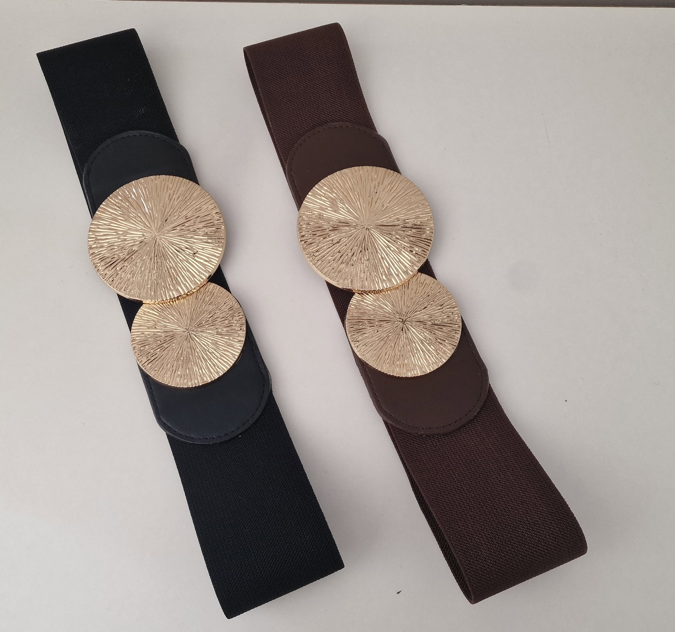 Ceinture élastique et en cuir artificiel